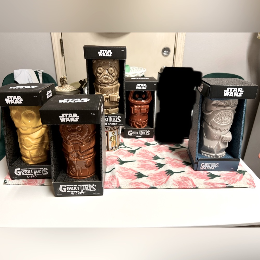 Star Wars Geeki Tikis ceramic mugs NIB